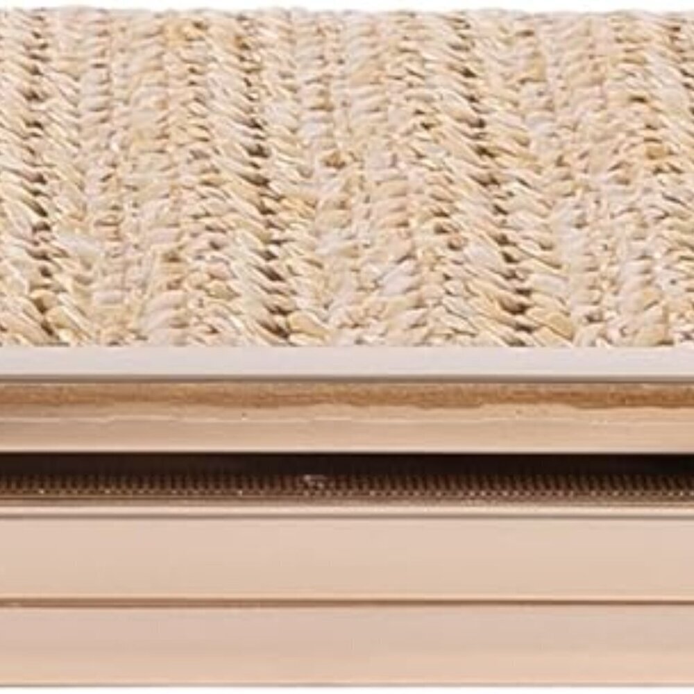 Straw Clutch Purse Raffia Crossbody Bag Summer Evening Travel for Women - Picture 3 of 7